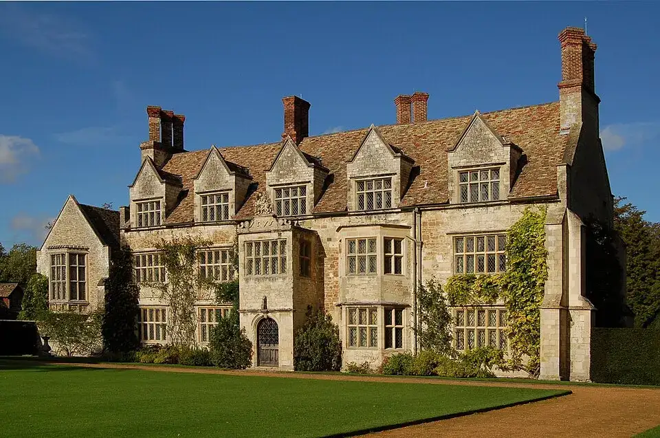 Anglesey Abbey viewed from the south