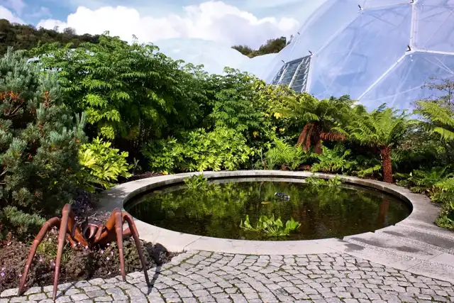 Eden Project in Cornwall, photographed in October 2014; archive venue view, not its 2026 Christmas event