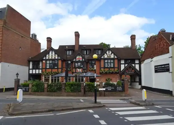 The White Hart Hotel historic exterior