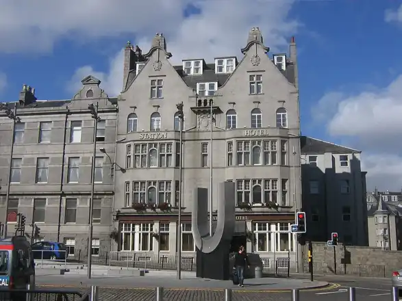 The Station Hotel, Aberdeen, photographed in an earlier year; check current hotel information