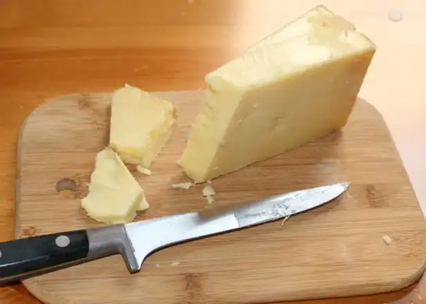 Food type: A wedge of Somerset cheddar