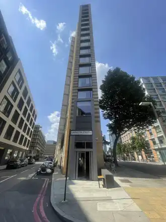 Southwark Street in the Bankside neighbourhood — not the citizenM hotel