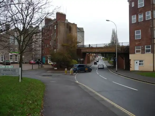 Exeter : Frog Street & Tudor Street Junction