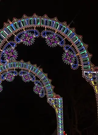 Archway at Winter Wonderland, Hyde Park, London - geograph.org.uk - 5229899