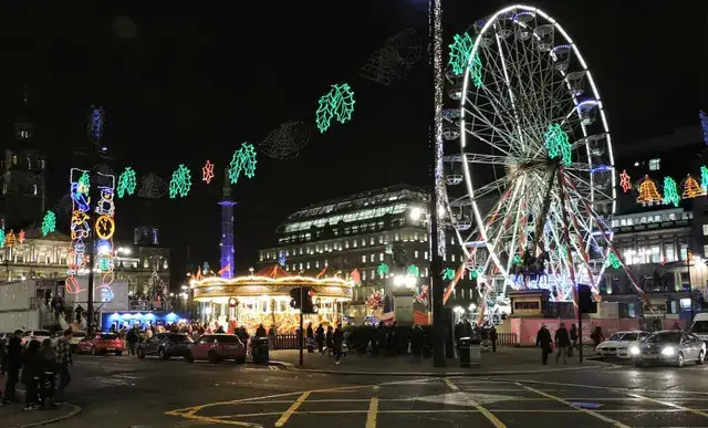 George Square Christmas Lights - geograph.org.uk - 4798367
