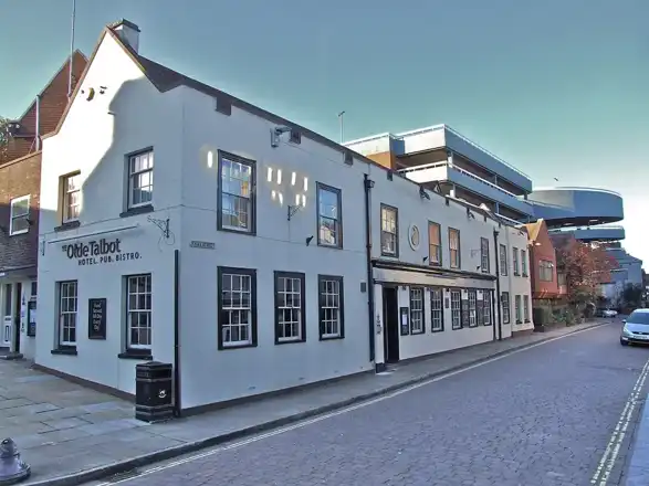 Historical building photograph: The Olde Talbot, Worcester. Not a room photograph