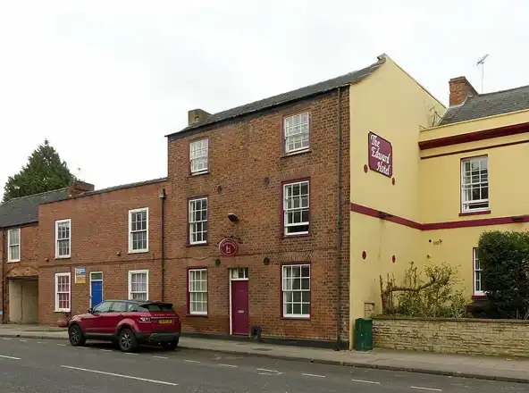 Edward Hotel on London Road, Gloucester; licensed exterior