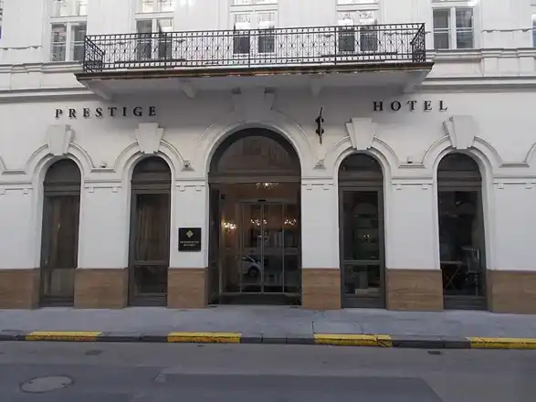Prestige Hotel Budapest façade in 2025