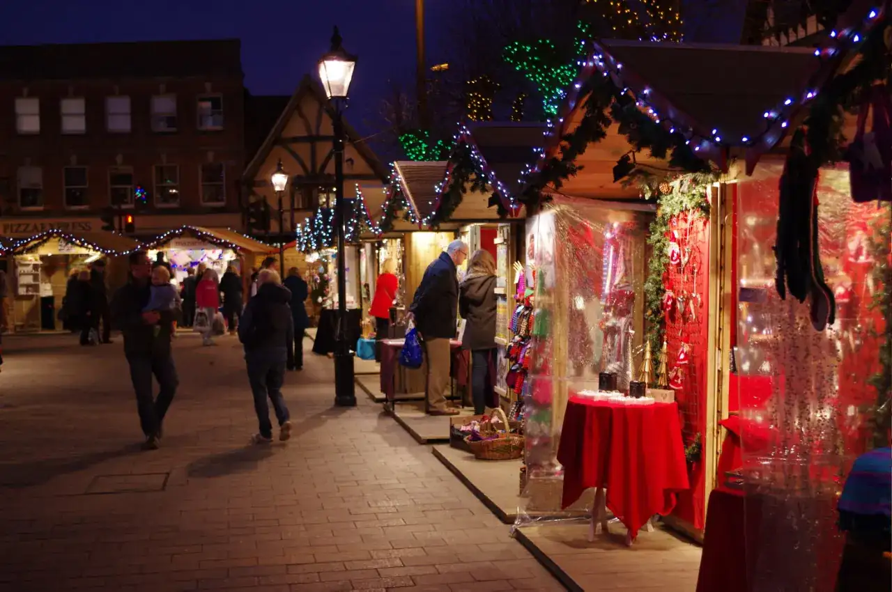 Christmas Market, Salisbury, UK