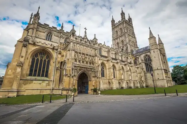 Gloucester Cathedral: a city setting photograph, not Hotel Indigo or a view from its rooms