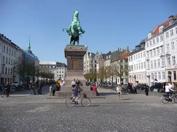 Højbro Plads in Copenhagen, outside Christmas season
