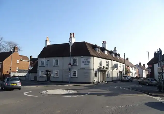 The former Minster Arms in Wimborne, photographed in 2022