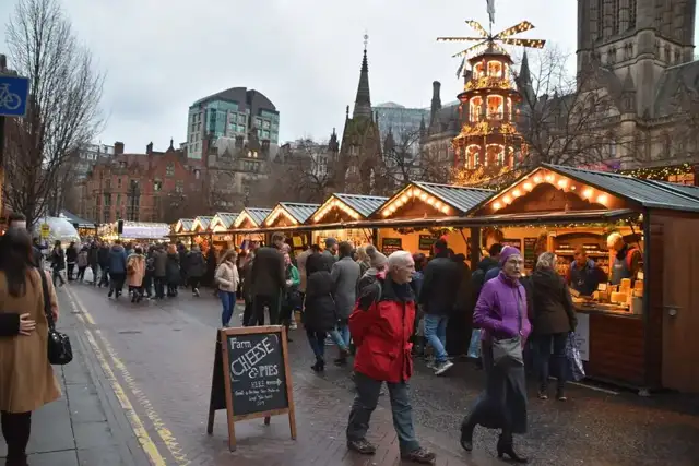 Christmas Market, Albert Square - geograph.org.uk - 6786735