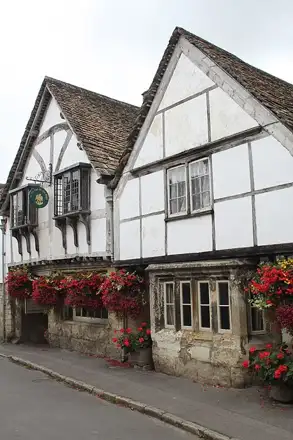 Sign of the Angel inn in Lacock