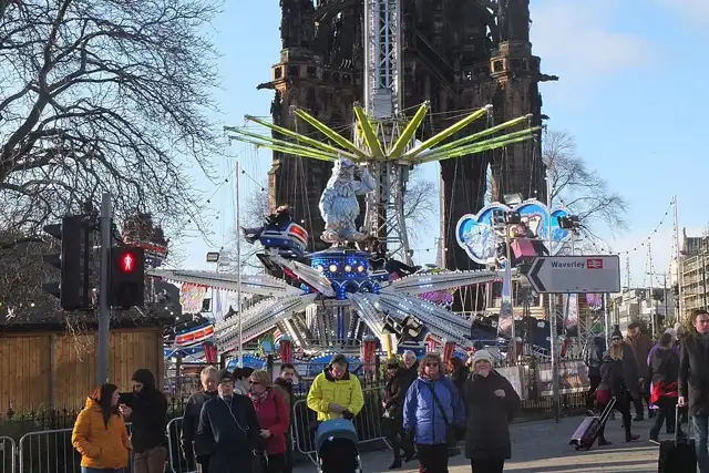 Christmas Fair, Princes Street Gardens Edinburgh - geograph.org.uk - 5995161